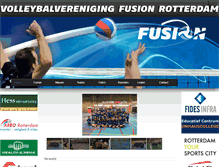 Tablet Screenshot of fusionrotterdam.nl